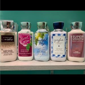 Bath and body works lotions set